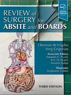 دانلود کتاب Review of Surgery for ABSITE and Boards 3rd Edition